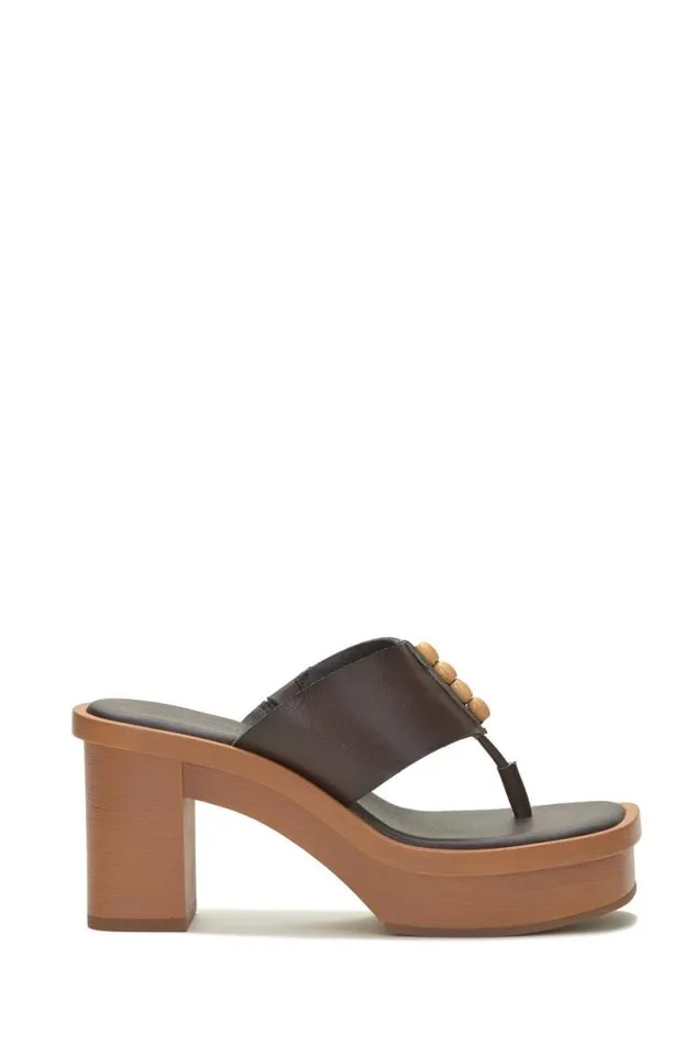 Women Lucky Brand Shoes Mandelina Sandal Heel Light Brown