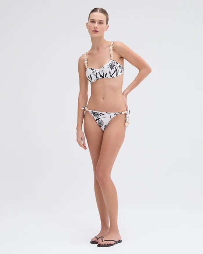 Women Matching Sets PatBO IRIS STRING BIKINI BOTTOM Off White