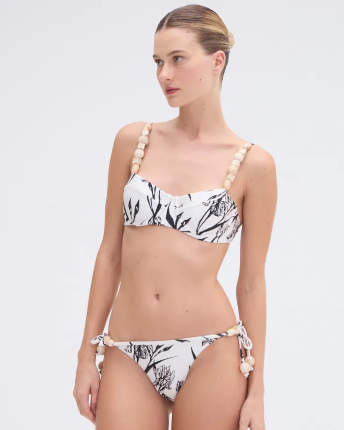 Women Matching Sets PatBO IRIS STRING BIKINI BOTTOM Off White