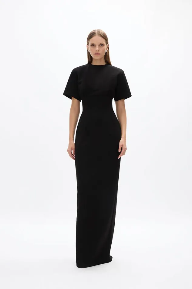 Women Maxi Dresses Rachel Gilbert Dover Gown Black