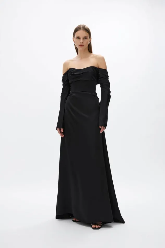 Women Maxi Dresses Rachel Gilbert LUCIEN SLEEVE GOWN