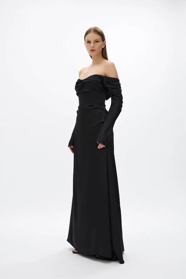 Women Maxi Dresses Rachel Gilbert LUCIEN SLEEVE GOWN Women Maxi Dresses Rachel Gilbert LUCIEN SLEEVE GOWN