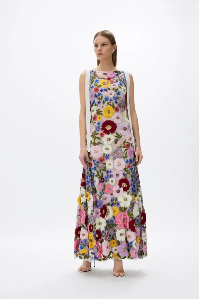 Women Maxi Dresses Rachel Gilbert Nya Gown Multi