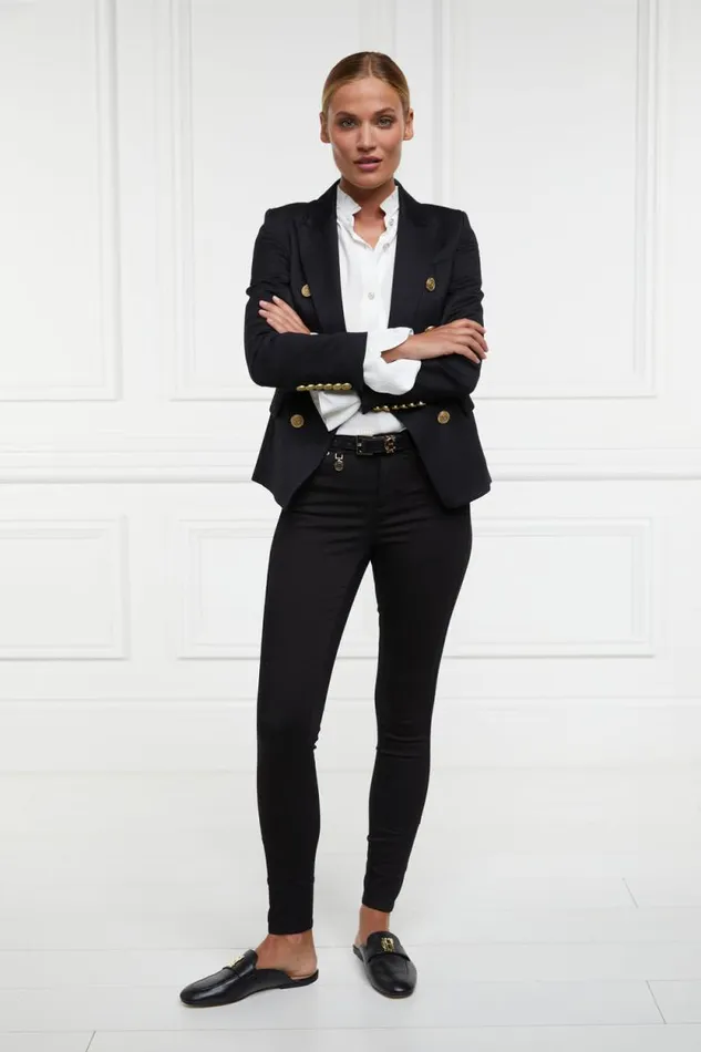 Women MidRise Jodhpur Jean Black Holland Cooper Jeans