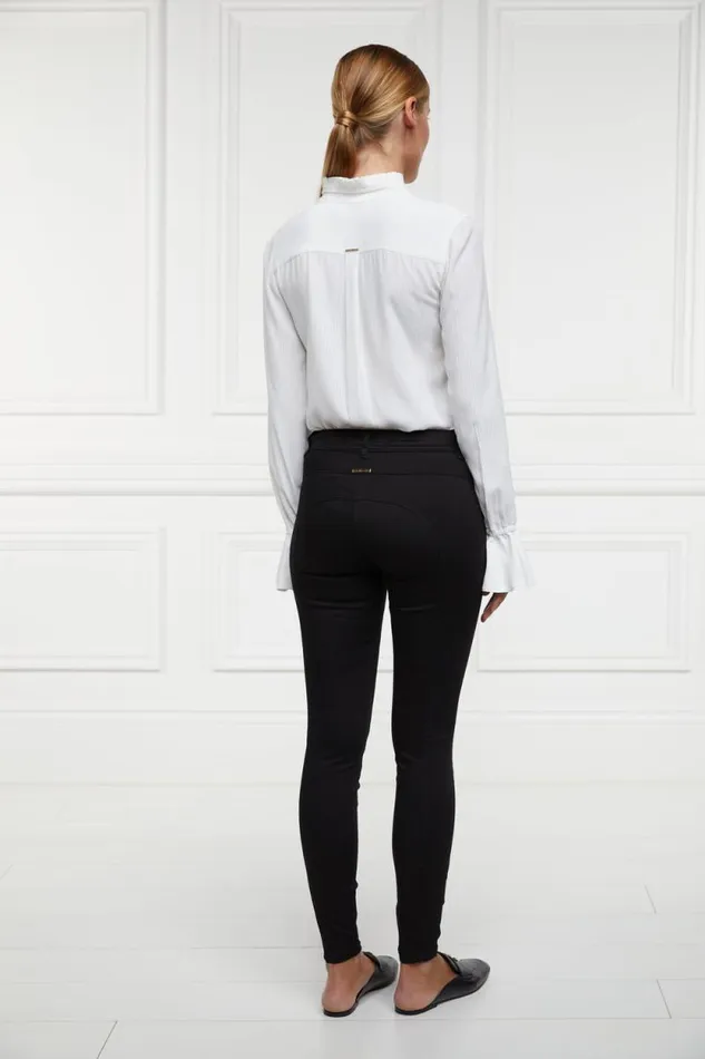 Women MidRise Jodhpur Jean Black Holland Cooper Jeans