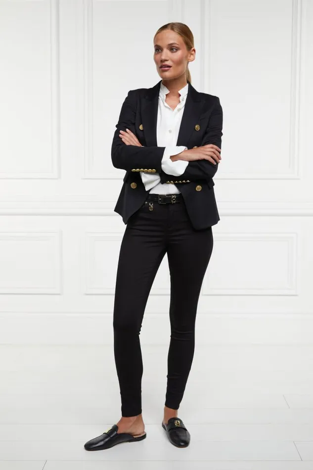 Women MidRise Jodhpur Jean Black Holland Cooper Jeans