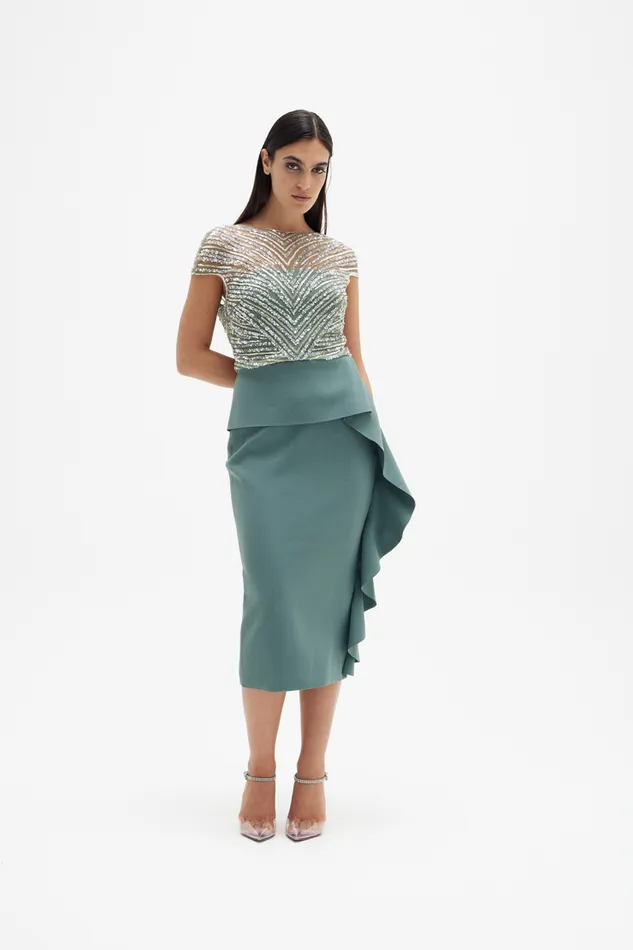 Women Midi Dresses Rachel Gilbert GINGETTE DRESS Women Midi Dresses Rachel Gilbert GINGETTE DRESS