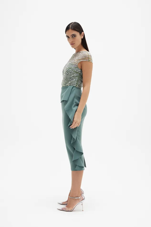 Women Midi Dresses Rachel Gilbert GINGETTE DRESS Women Midi Dresses Rachel Gilbert GINGETTE DRESS