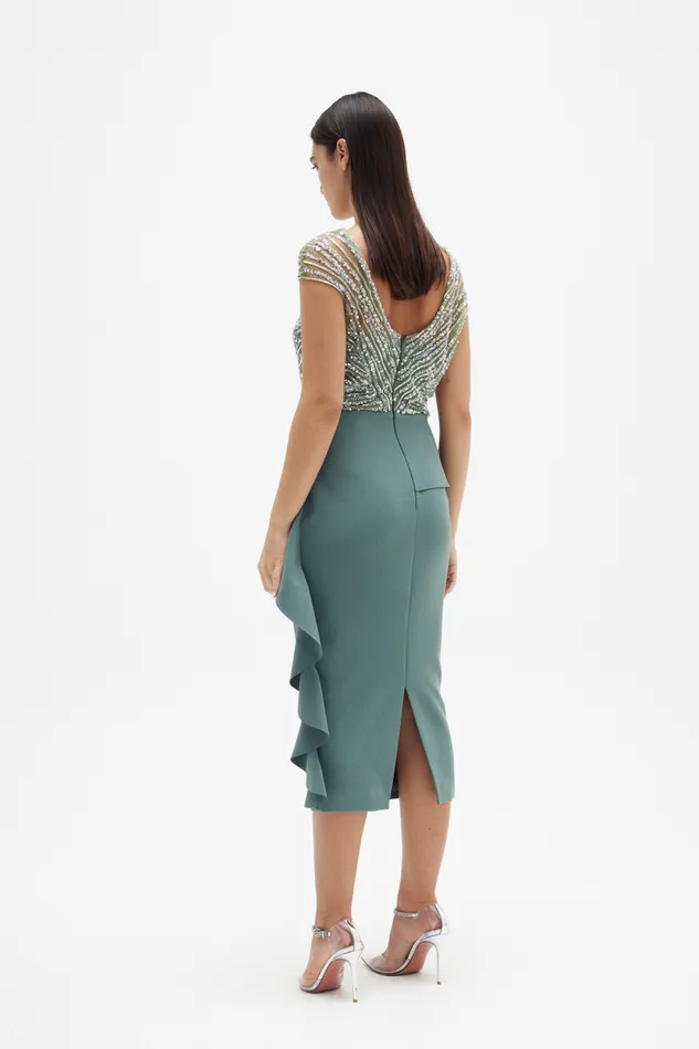 Women Midi Dresses Rachel Gilbert GINGETTE DRESS Women Midi Dresses Rachel Gilbert GINGETTE DRESS