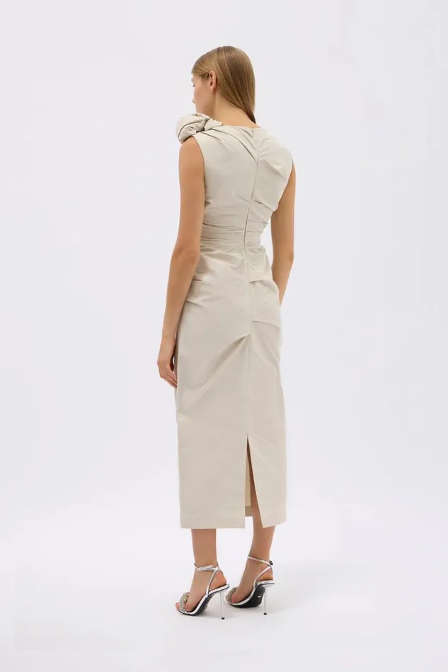 Women Midi Dresses Rachel Gilbert HENLEY DRESS Women Midi Dresses Rachel Gilbert HENLEY DRESS