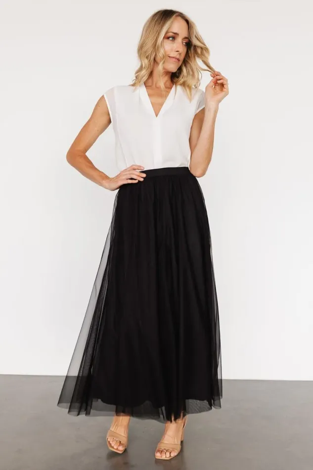 Women Mila Tulle Skirt Black Baltic Born Tulle Styles