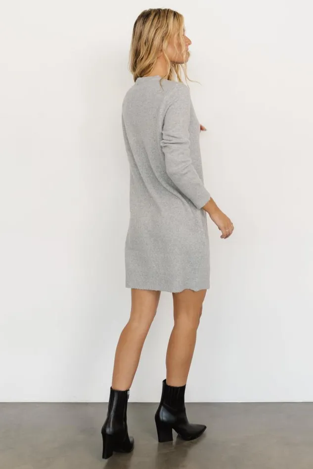 Women Miller Sweater Dress Gray Baltic Born Short Dresses Women Miller Sweater Dress Gray Baltic Born Short Dresses