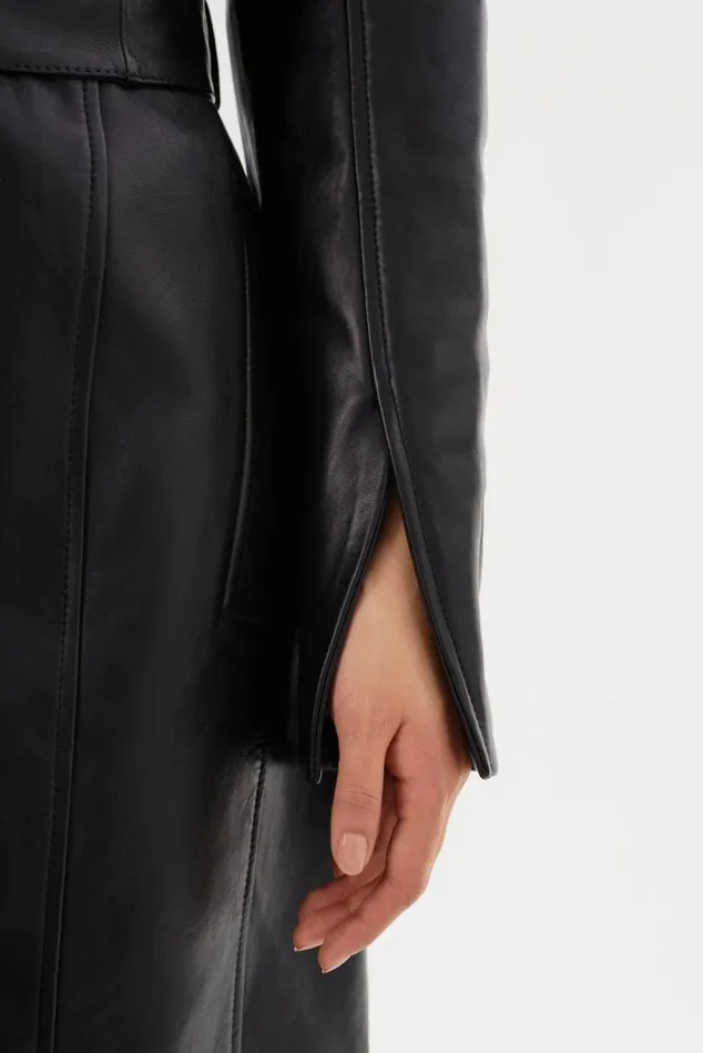 Women MIRANDA Leather Trench Coat Black LAMARQUE Leather Jackets Women MIRANDA Leather Trench Coat Black LAMARQUE Leather Jackets