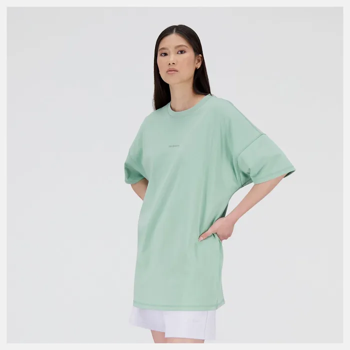 Women NB Athletics Nature State Short Sleeve Tee Sage Leaf New Balance Shirts