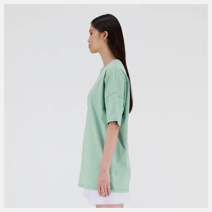 Women NB Athletics Nature State Short Sleeve Tee Sage Leaf New Balance Shirts Women NB Athletics Nature State Short Sleeve Tee Sage Leaf New Balance Shirts