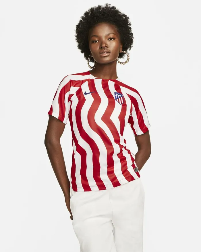 Women Nike All Clothing Atltico Madrid 202223 Stadium Home Whitesport Reddeep Royal Bluedeep Royal Blue