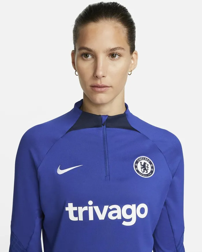 Women Nike All Clothing Chelsea FC Strike Rush Bluecollege Navywhite