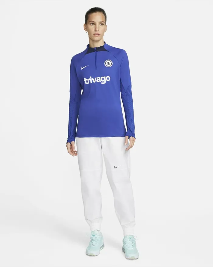 Women Nike All Clothing Chelsea FC Strike Rush Bluecollege Navywhite