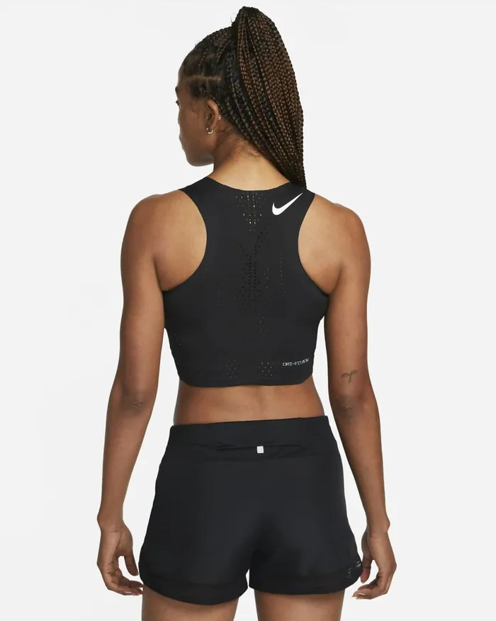 Women Nike All Clothing DriFIT ADV AeroSwift Blackwhite