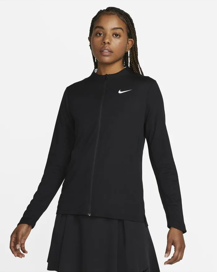 Women Nike All Clothing DriFIT UV Advantage Blackwhite