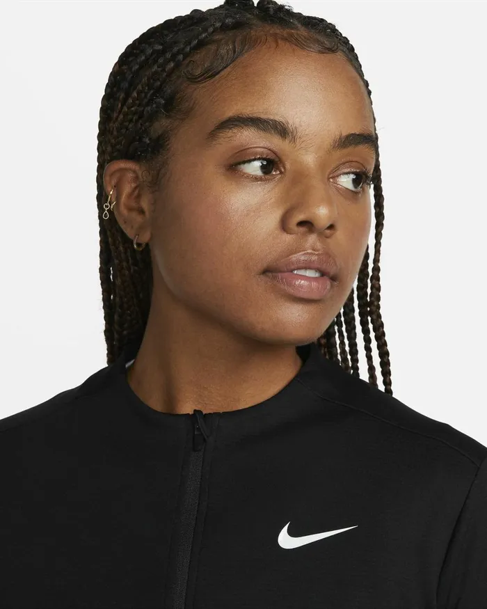 Women Nike All Clothing DriFIT UV Advantage Blackwhite