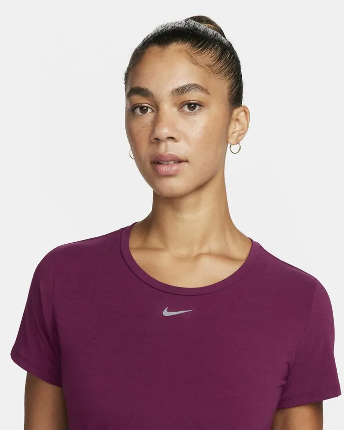Women Nike All Clothing DriFIT UV One Luxe Bordeaux