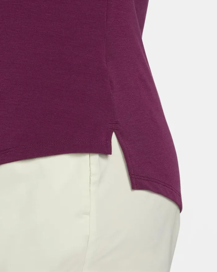 Women Nike All Clothing DriFIT UV One Luxe Bordeaux