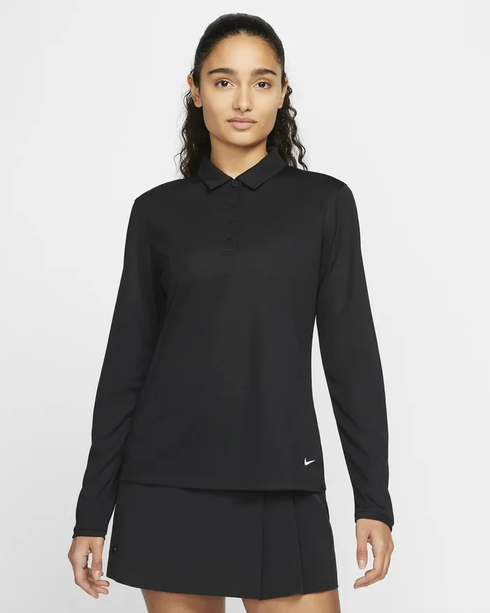 Women Nike All Clothing DriFIT Victory Blackwhite