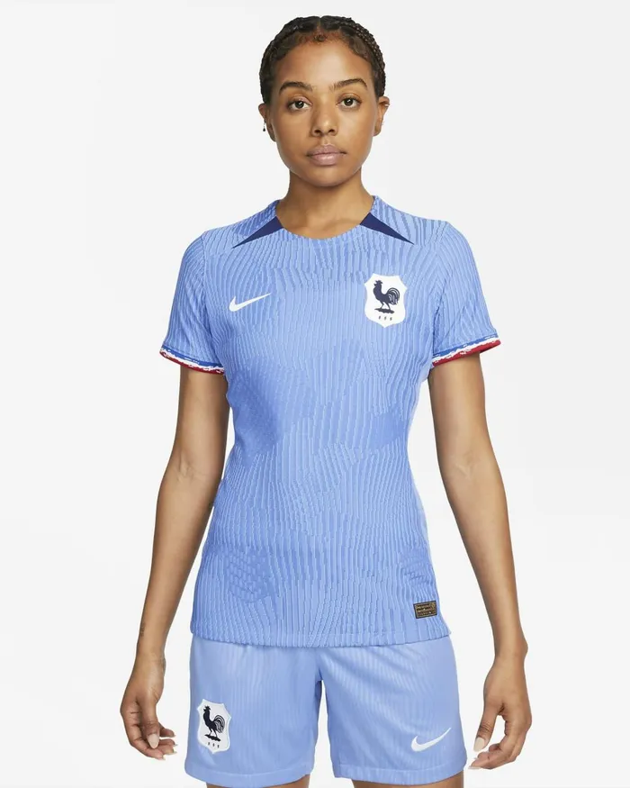 Women Nike All Clothing FFF 2023 Match Home Polarmedium Blueloyal Bluewhite