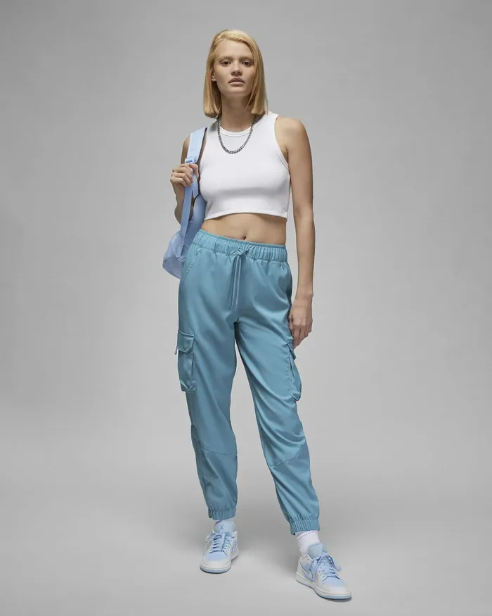 Women Nike All Clothing Jordan Sport Tunnel Ceruleanoil Greenblack
