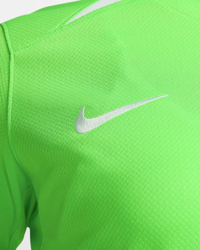 Women Nike All Clothing Nigeria 2023 Stadium Home Poison Greenwhitewhite