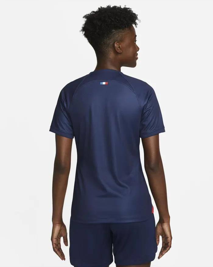 Women Nike All Clothing Paris SaintGermain 202324 Stadium Home Midnight Navyuniversity Reduniversity Red