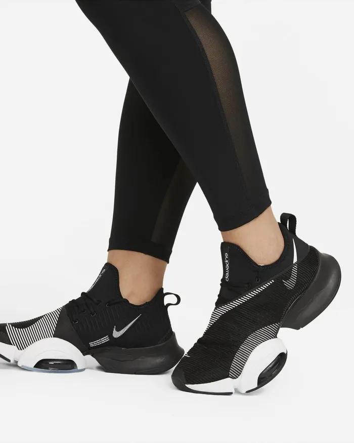 Women Nike All Clothing Pro 365 Blackwhite