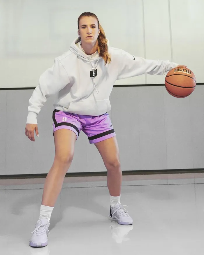 Women Nike All Clothing Sabrina Light Bonerush Fuchsiasummit White