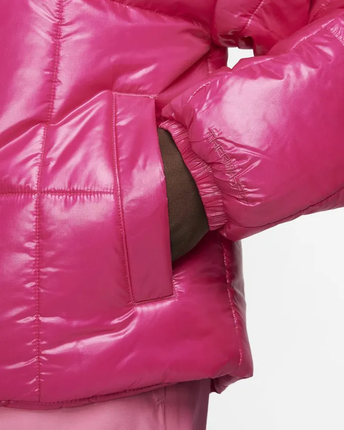 Women Nike All Clothing Sportswear Classic Puffer Shine Fireberryfireberry