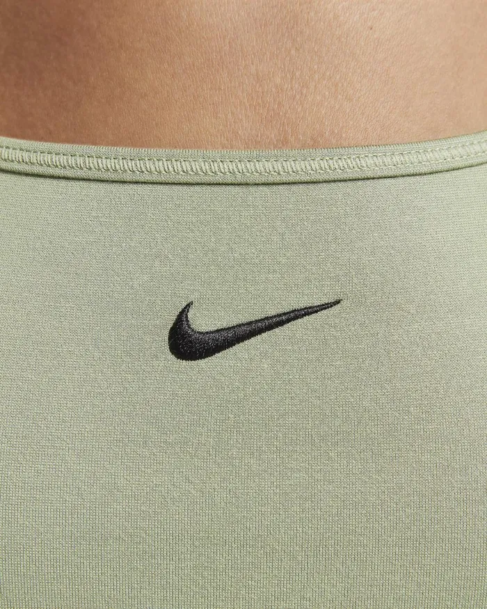 Women Nike All Clothing Sportswear Essentials Oil Greenblack