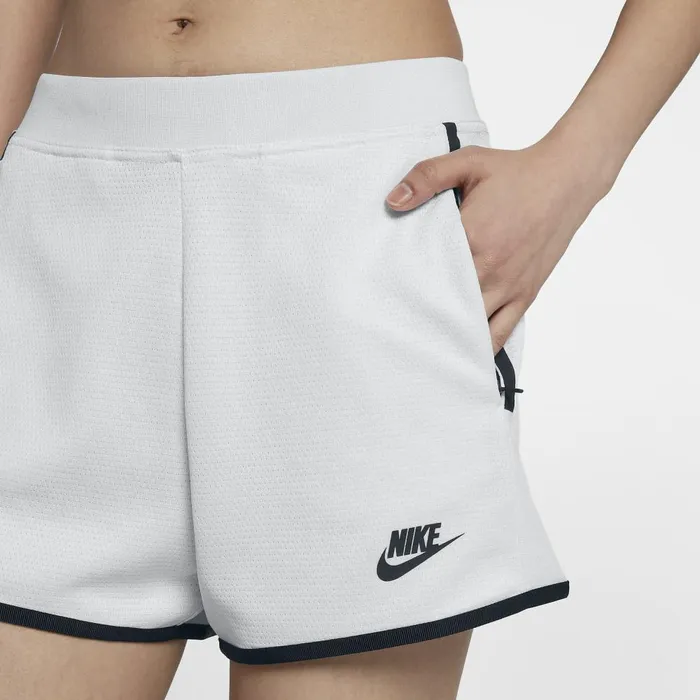 Women Nike All Clothing Sportswear Tech Fleece Whiteblack
