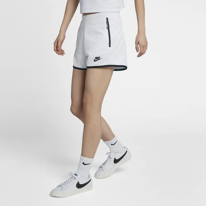 Women Nike All Clothing Sportswear Tech Fleece Whiteblack