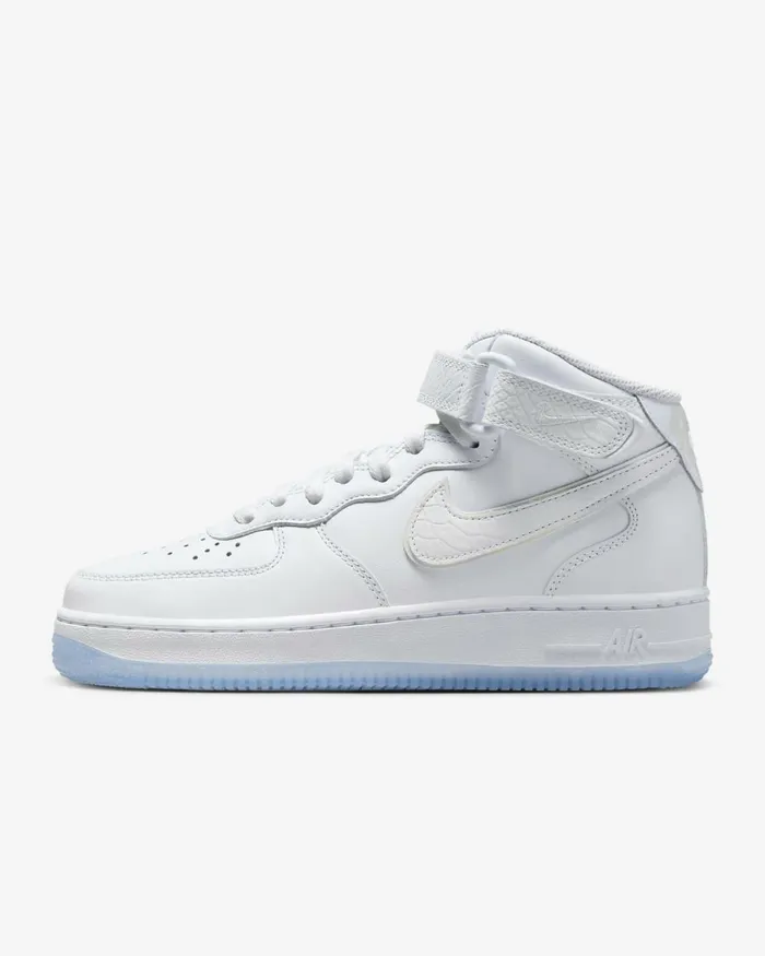 Women Nike All Shoes Air Force 1 Mid Whitewhite