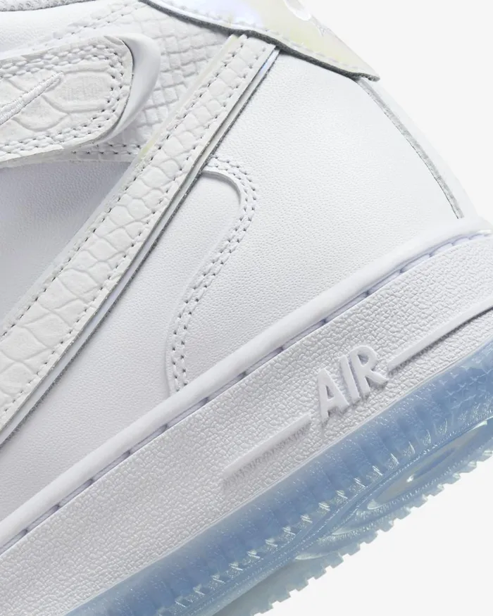 Women Nike All Shoes Air Force 1 Mid Whitewhite