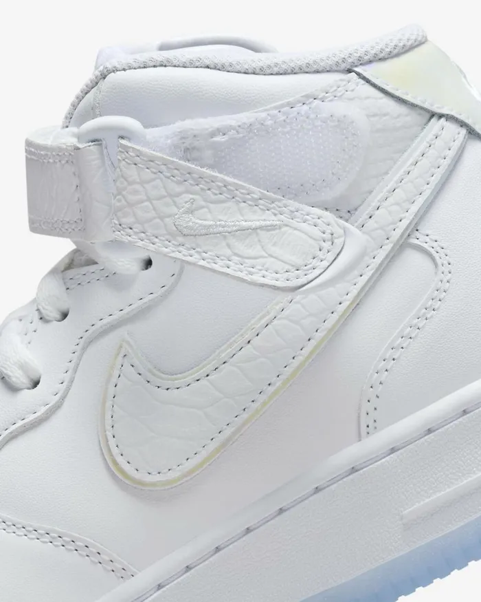 Women Nike All Shoes Air Force 1 Mid Whitewhite