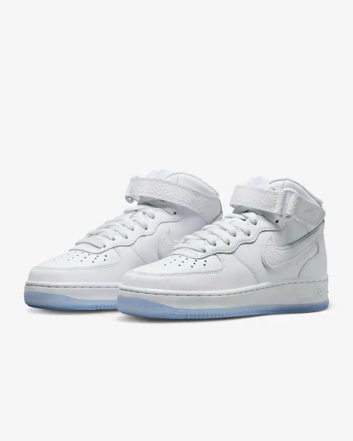 Women Nike All Shoes Air Force 1 Mid Whitewhite
