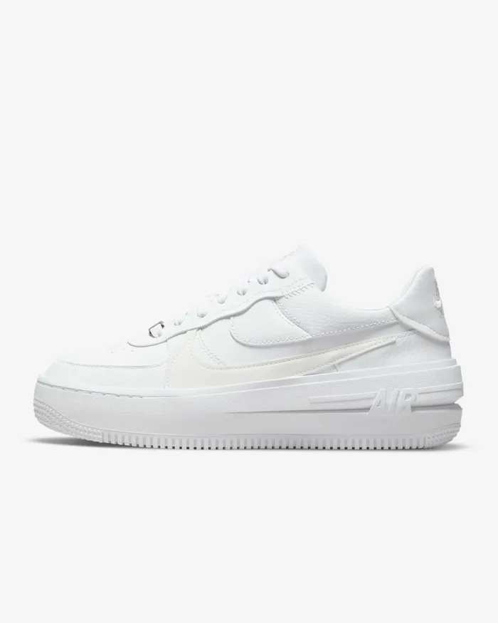 Women Nike All Shoes Air Force 1 PLTAFORM Whitewhitewhitesummit White