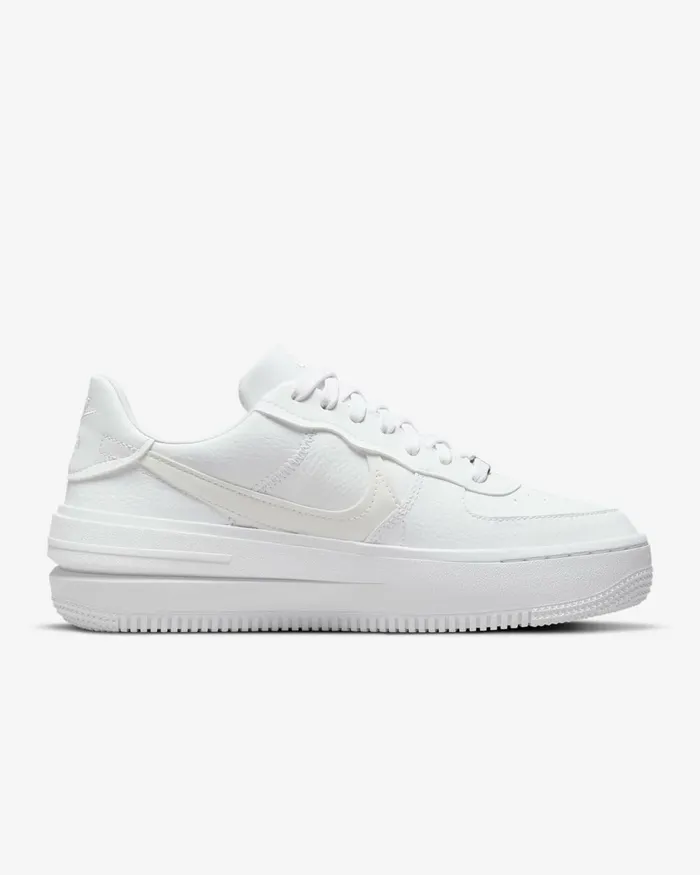 Women Nike All Shoes Air Force 1 PLTAFORM Whitewhitewhitesummit White