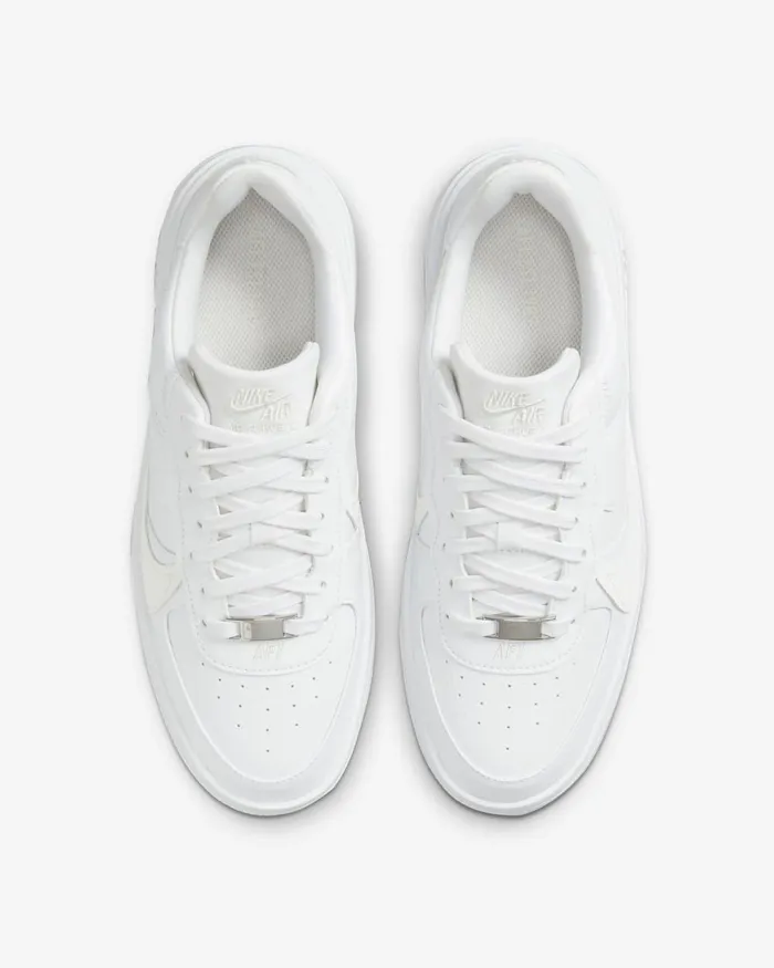 Women Nike All Shoes Air Force 1 PLTAFORM Whitewhitewhitesummit White