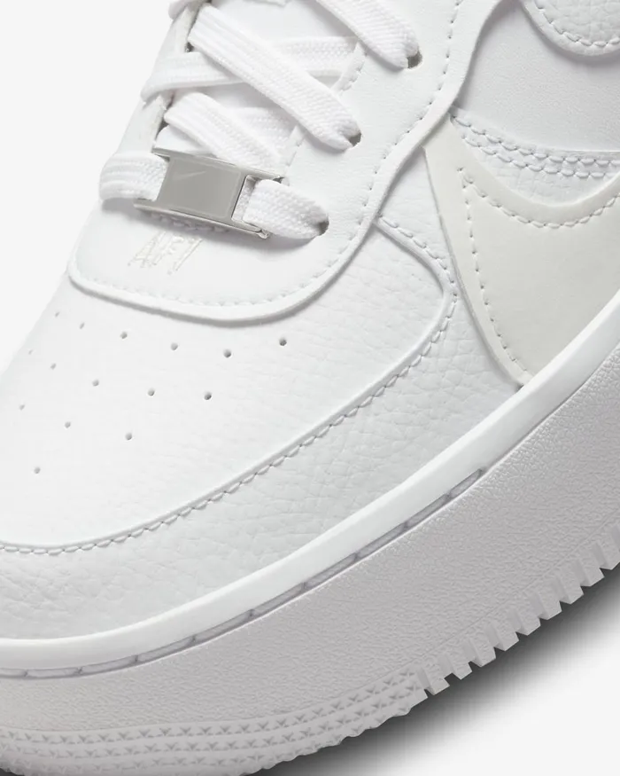 Women Nike All Shoes Air Force 1 PLTAFORM Whitewhitewhitesummit White