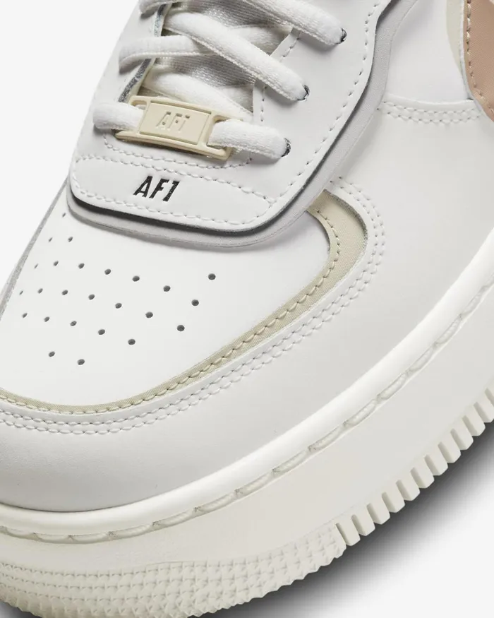 Women Nike All Shoes Air Force 1 Shadow Sailfossillight Bonehemp