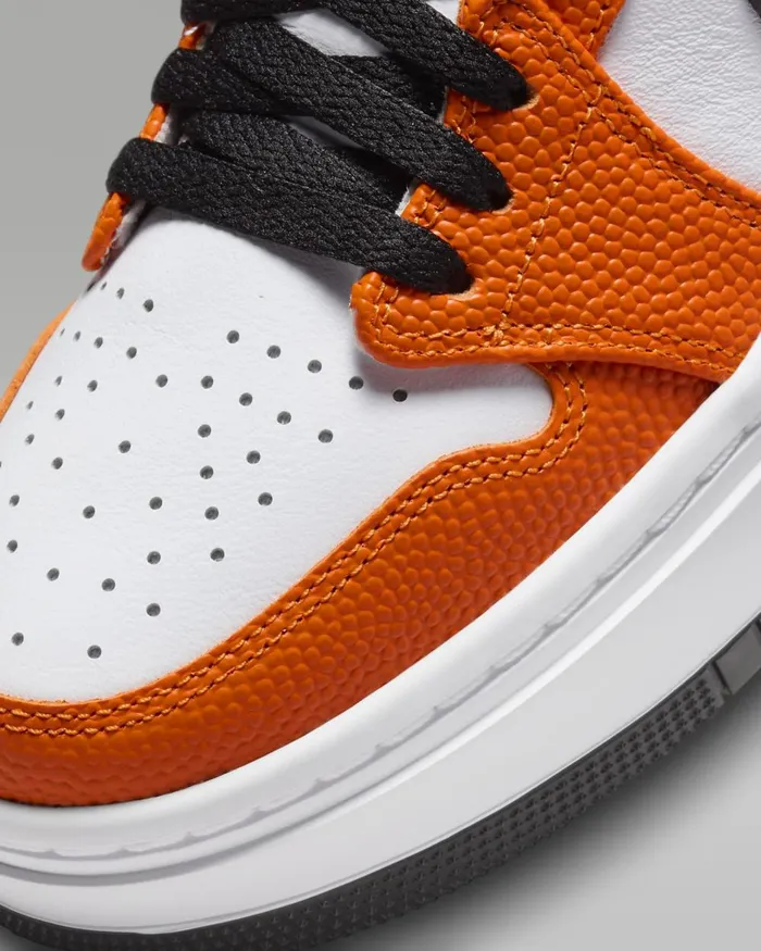 Women Nike All Shoes Air Jordan 1 Elevate Low SE Brilliant Orangewhiteblack