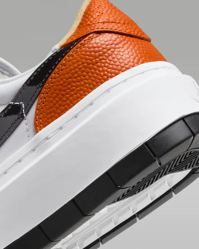 Women Nike All Shoes Air Jordan 1 Elevate Low SE Brilliant Orangewhiteblack