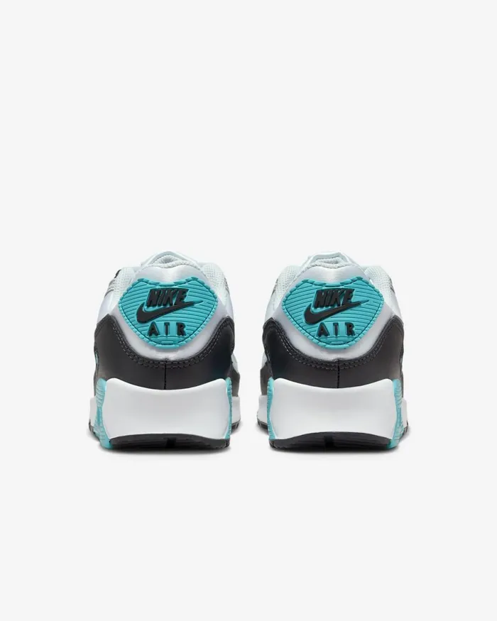 Women Nike All Shoes Air Max 90 Whiteteal Nebulablackcool Grey